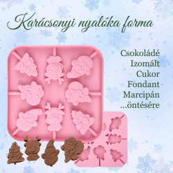 Christmas lollipop silicone...