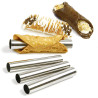 Stainless steel cannoli tubes set of 3