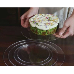 Akril torta alátét 25 cm