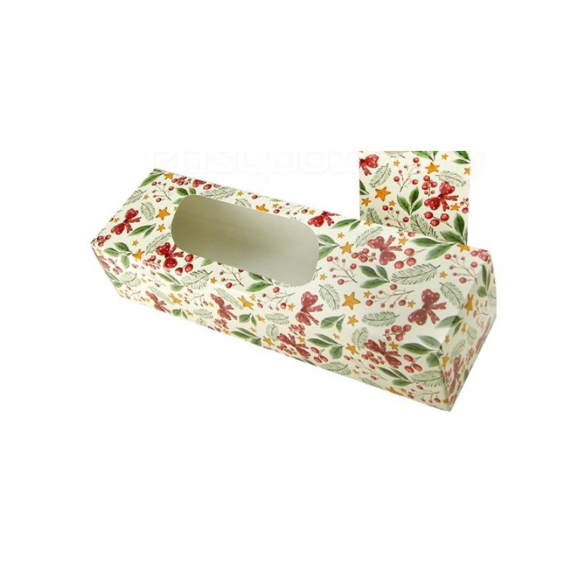 Karácsonyi bejglidoboz Retro 27x8x6cm