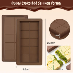 Dubai Táblás Csoki szilikon