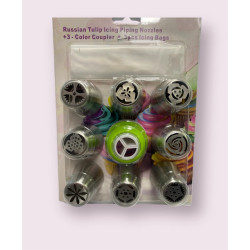 Russian nozzle set of 8