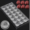 Roses polycarbonate chocolate mold