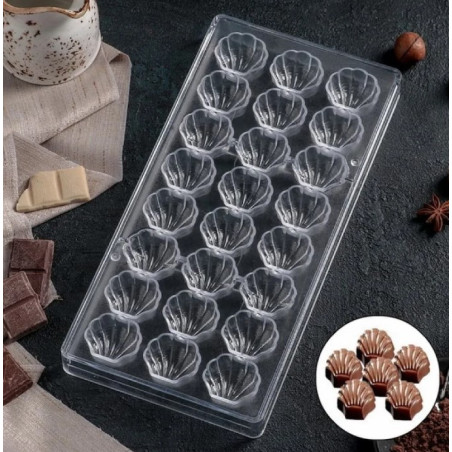 Shells polycarbonate chocolate mold