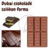 Dubai Chocolate Silicone mold 6-cavities