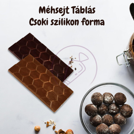 Méhsejt táblás csoki szilikon forma