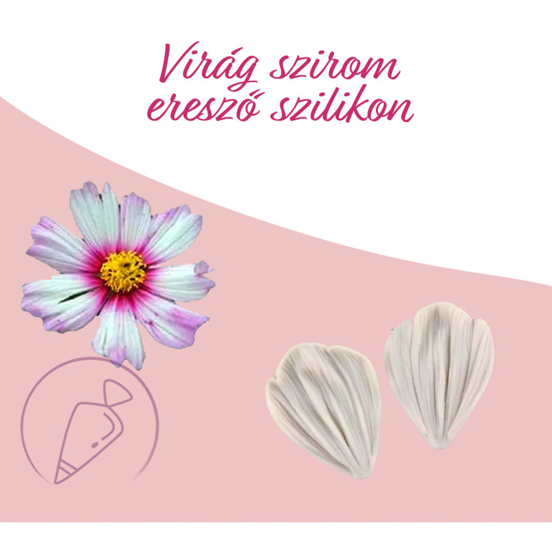 Virág erező szilikon