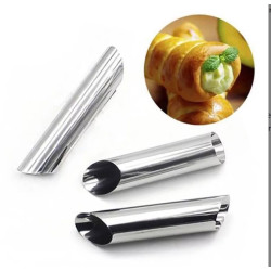 Stainless Steel Oblique Canneloni tubes set of 6