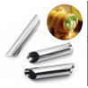 Stainless Steel Oblique Canneloni tubes set of 6