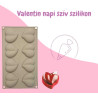 Szív szilikon forma Valentin