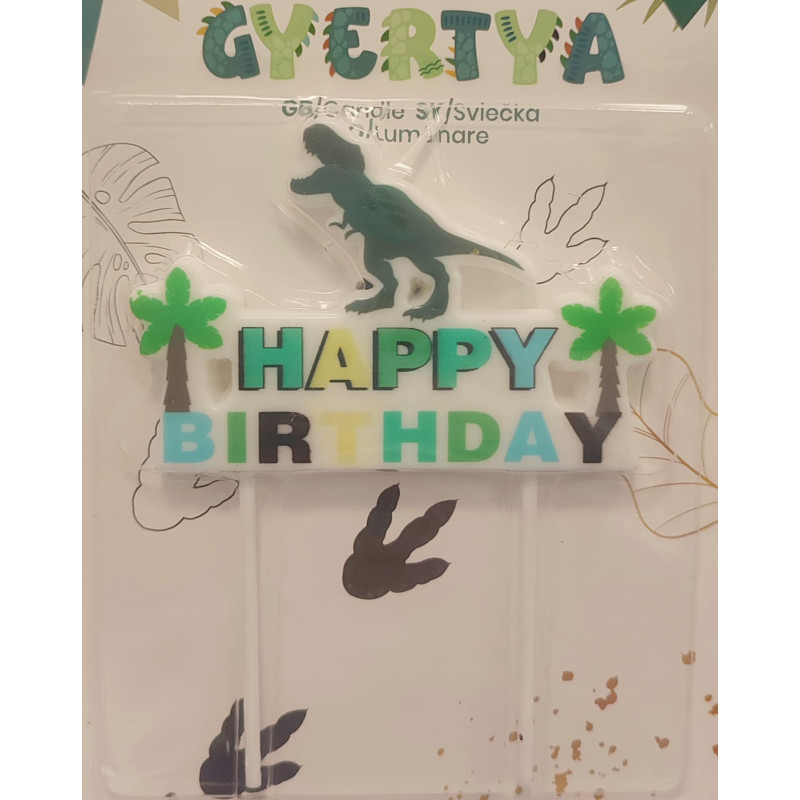 Dínós Gyertya szettek