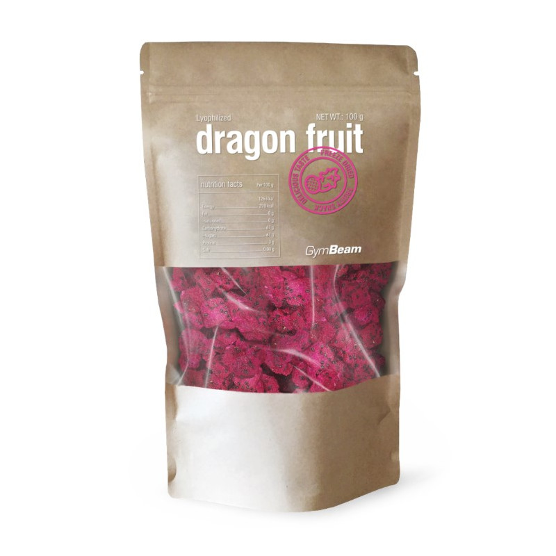 Liofilizált sárkánygyümölcs darabok 100g