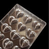 Heart 2 polycarbonate chocolate mold