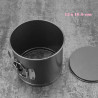 Cake ring: 12 cm, height: 10.6 cm
