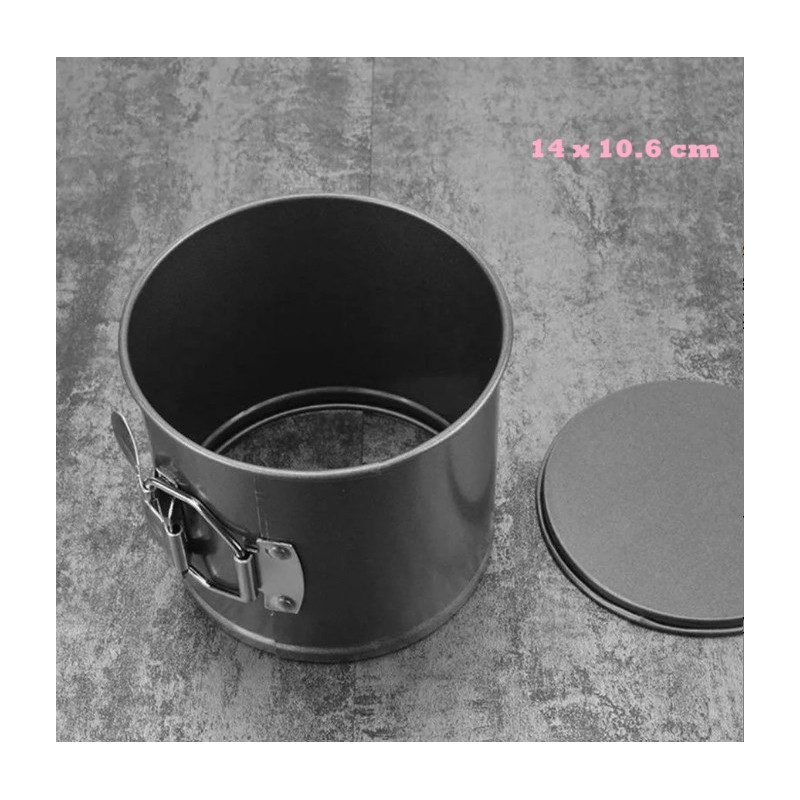 Cake ring: 14 cm, height: 10.6 cm