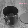Cake ring: 14 cm, height: 10.6 cm