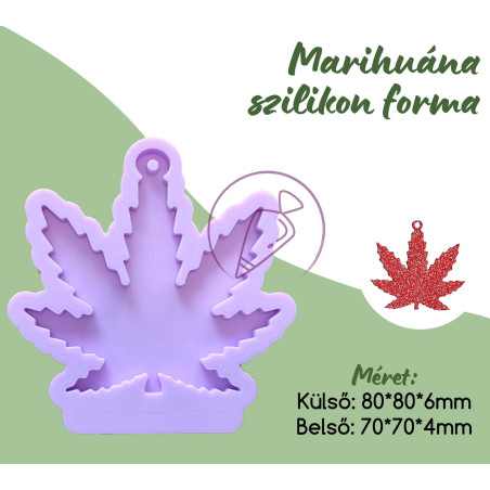 Cannabis Marihuana silicone mold