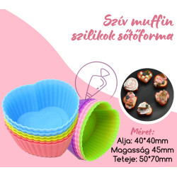 Heart cupcake baking mold...