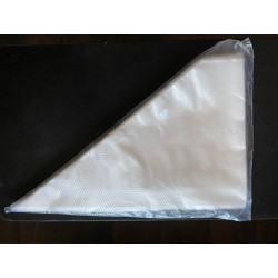 Disposable piping bag size...