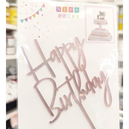 Happy Birthday Rosegold Szülinapi beszúró