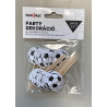 Muffin paper toppers - football 20 pcs