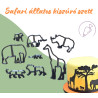 Szafari állatos kiszúró szett