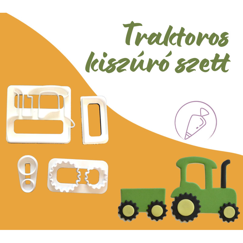 Traktoros kiszúró szett