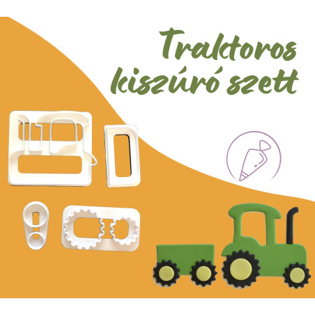 Traktoros kiszúró szett