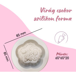 Virág csokor szilikon forma
