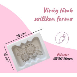Flower silicone mold