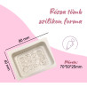 Rose silicone mold