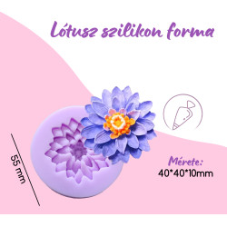Lotus silicone mold
