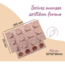 Heart mossue silicone...