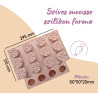 Szíves mousse sütemény szilikon forma