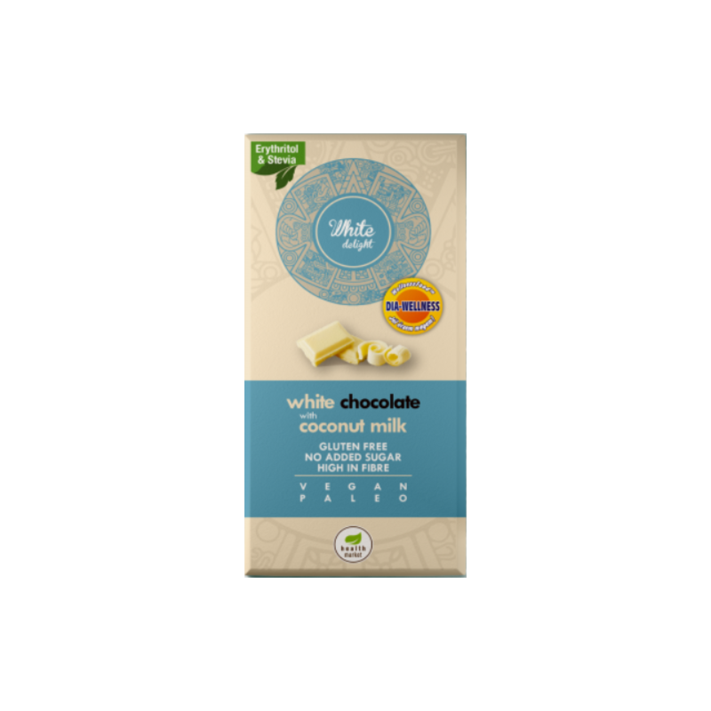 White chocolate whith coconut milk
