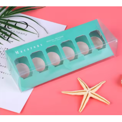 Macaron transzparens doboz...