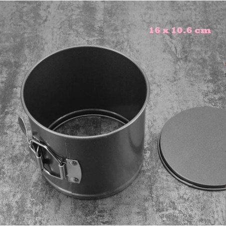 Cake ring: 18 cm, height: 10.6 cm