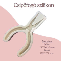 Csípőfogó 3D szilikon forma