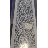 Flower pattern stencil