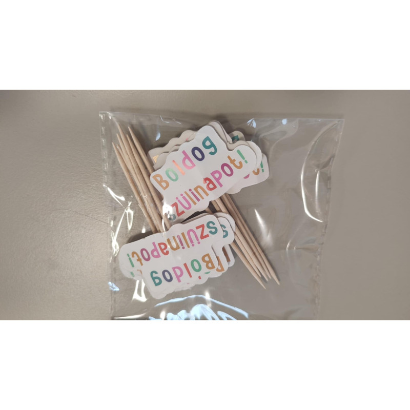Happy Birthday Cupcakes decor (12/pack)
