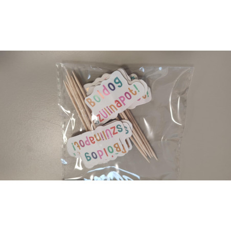 Happy Birthday Cupcakes decor (12/pack)
