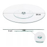 Lazy Susan Glass Turntable 25 cm