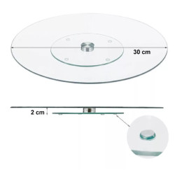 Lazy Susan Glass Turntable...