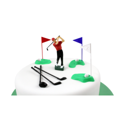Golf Cake Topper Set of 13