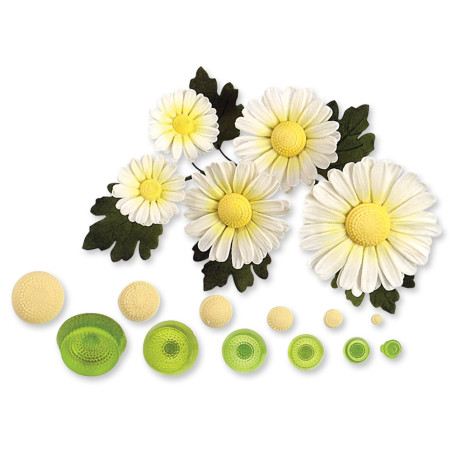 JEM Floral Cutters - Daisy Centre Stamps Set of 6