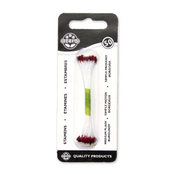 PME Plain Stamen Medium - Burgundy