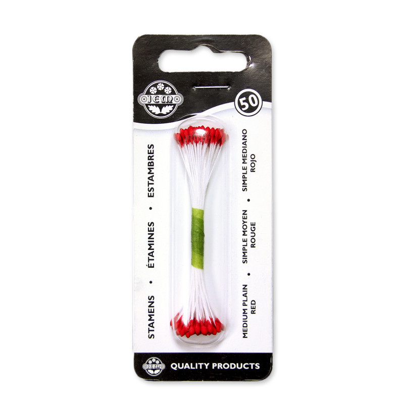 PME Plain Stamen Medium - Red