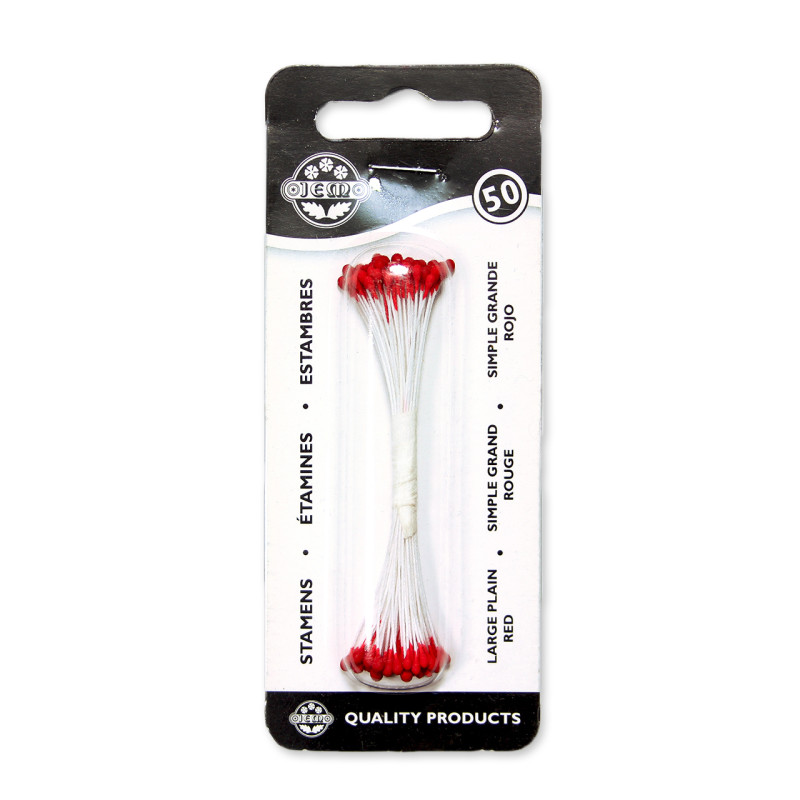PME Plain Stamen Large - Red