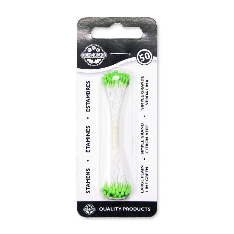 PME Plain Stamen Large - Lime Green