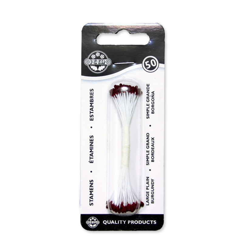 PME Plain Stamen Large - Burgundy